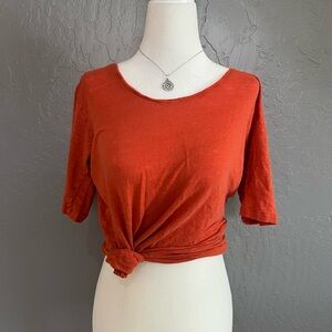 Rust Orange Women's Top